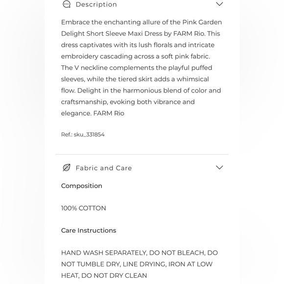 FARM Rio Pink Garden Delight Short Sleeve Maxi Dress - Picture 11 of 11